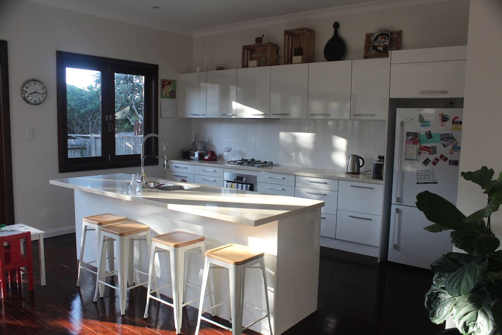Expansive, European kitchen for the master chef