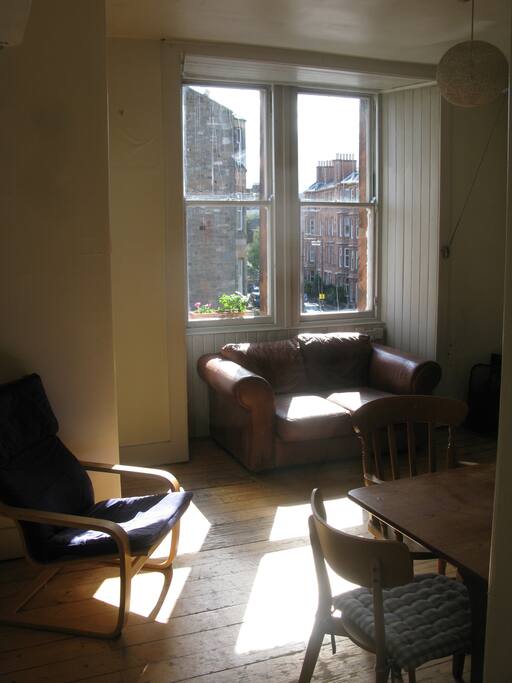 Sofa in kitchen