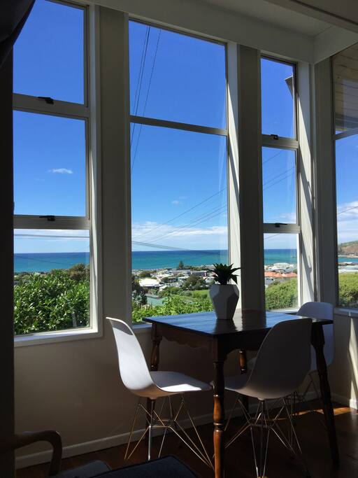Stunning views from the dining area