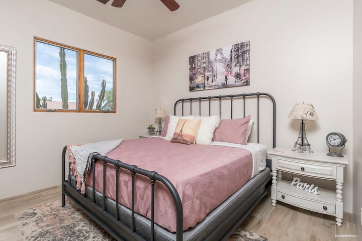 [Bedroom 4] The Paris room with king bed