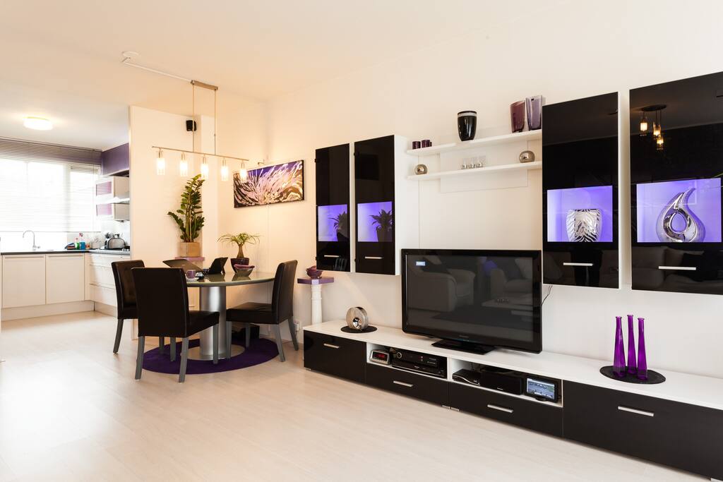 Living room in the house Enschede. Hesselinklanden