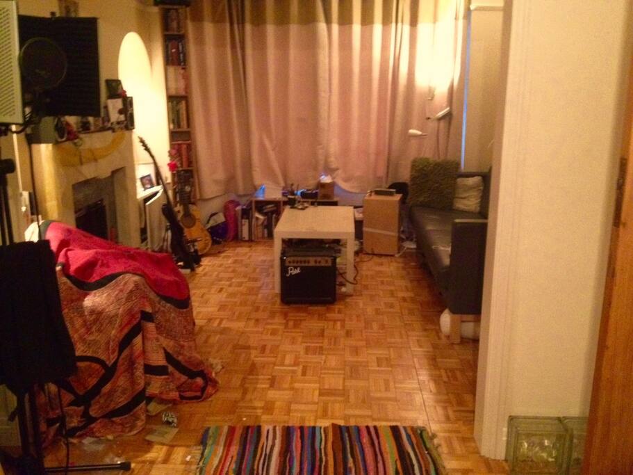 The living room