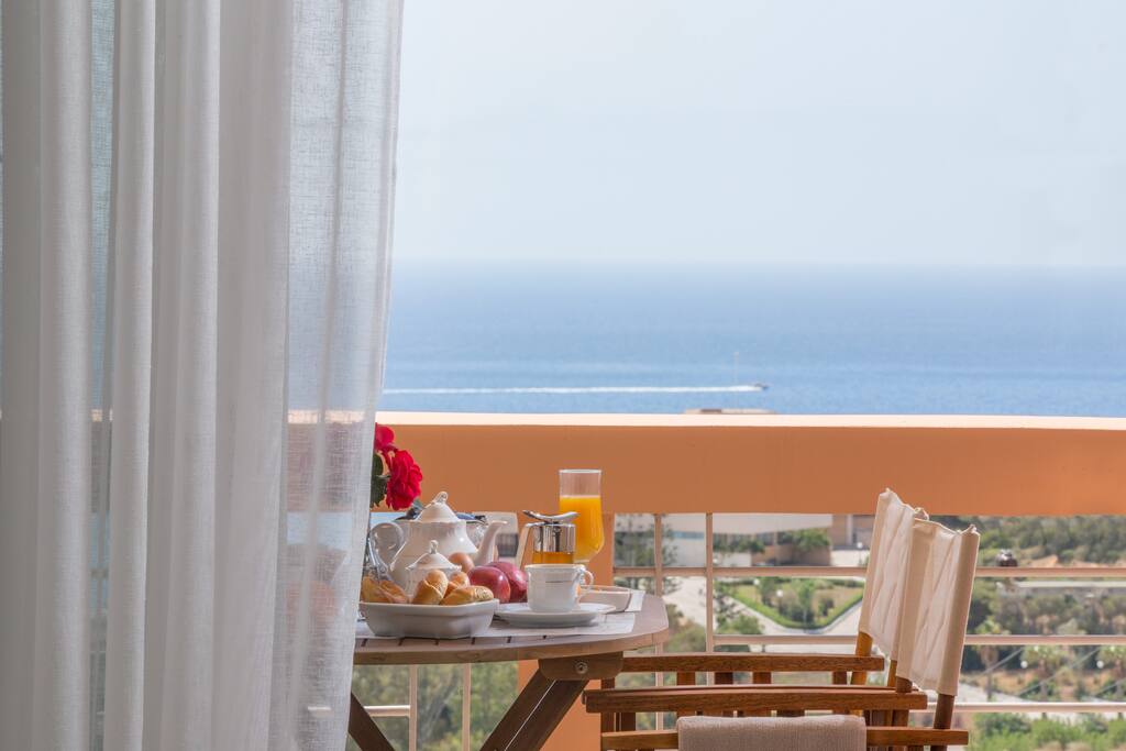 The terrace to the amazing view