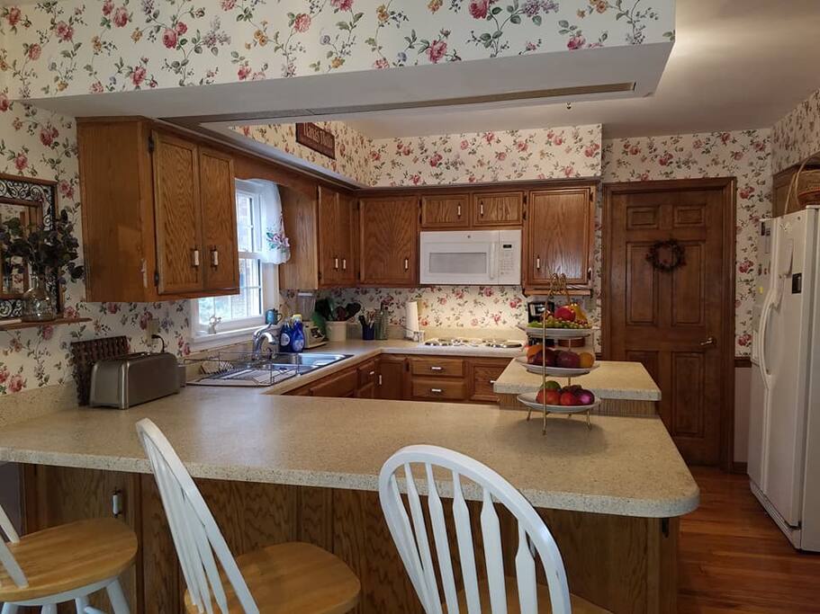 well equipped kitchen