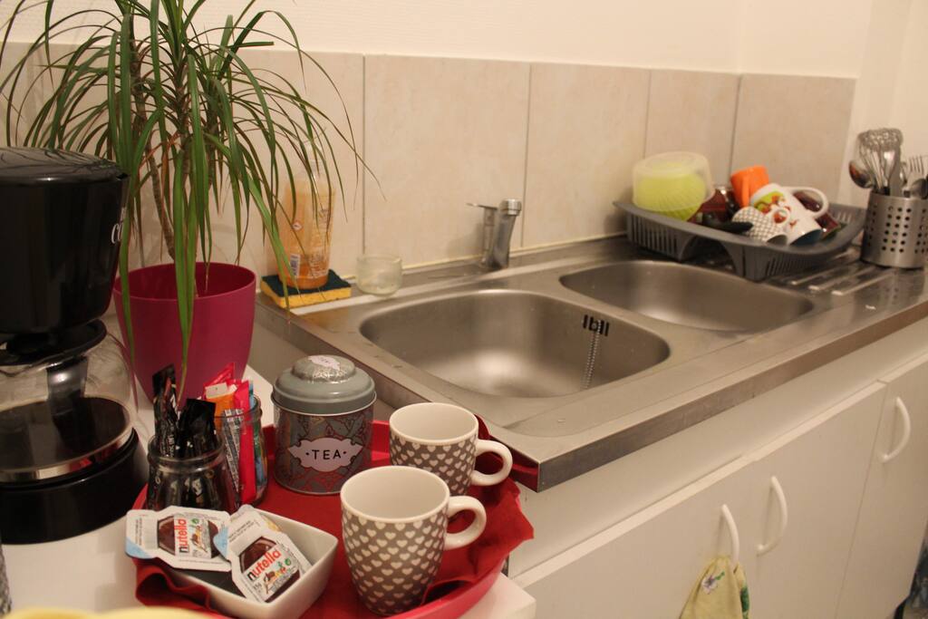 Cuisine équipée - Café/thé offert