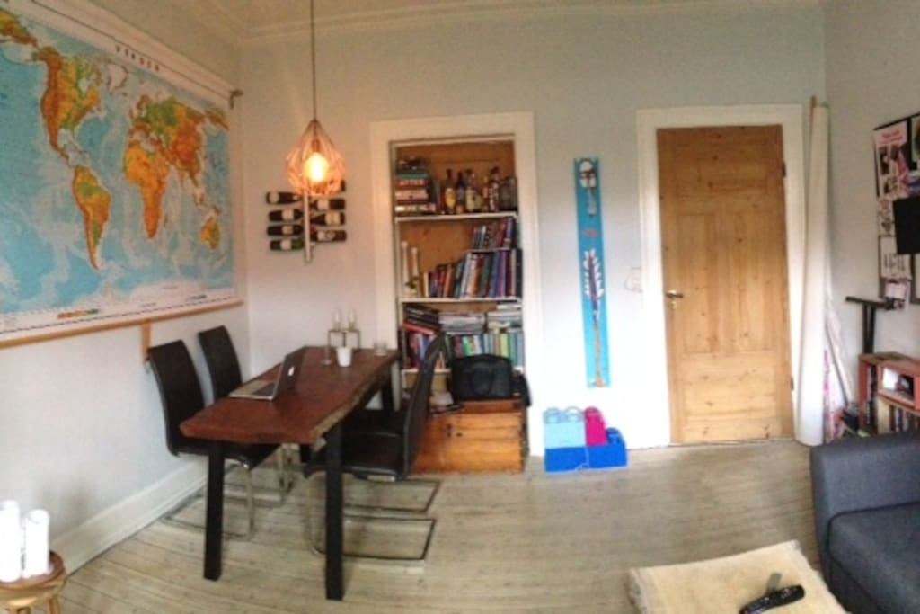 Livingroom with eating spot