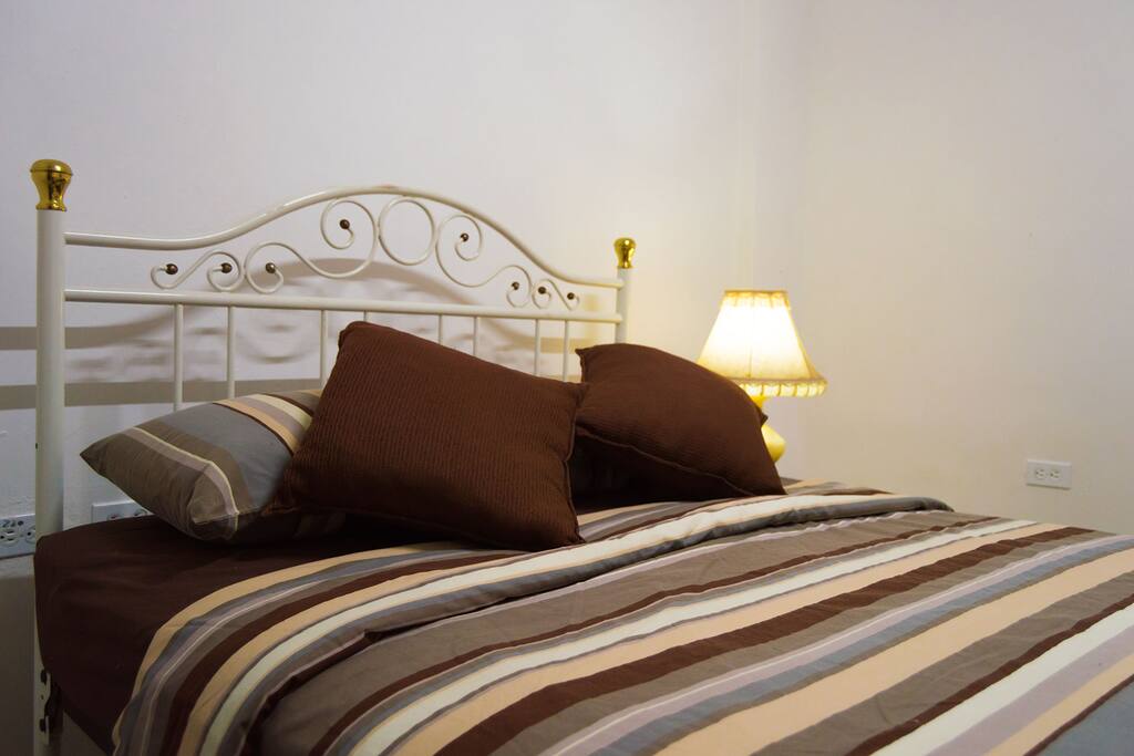 Double bed, air conditioner