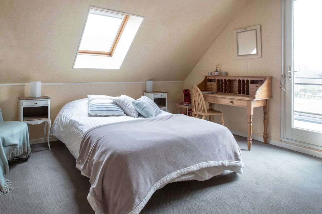 Bedroom 1 with double bed