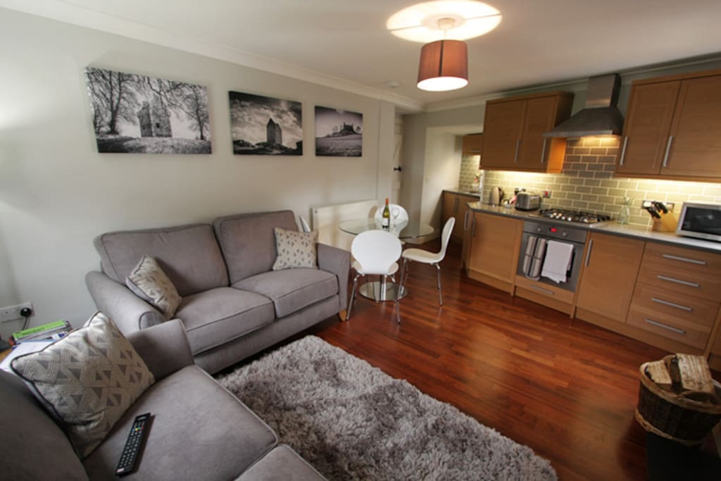Open plan living area