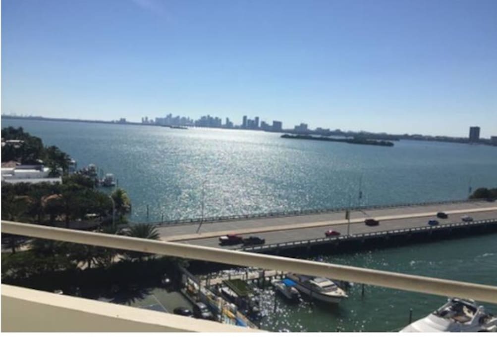 The view from balcony!