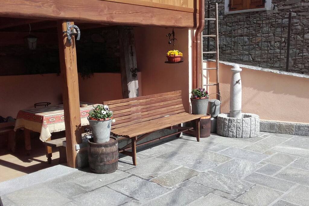 Il patio esterno