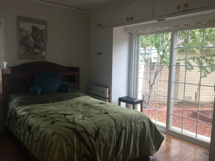 New bed, garden view