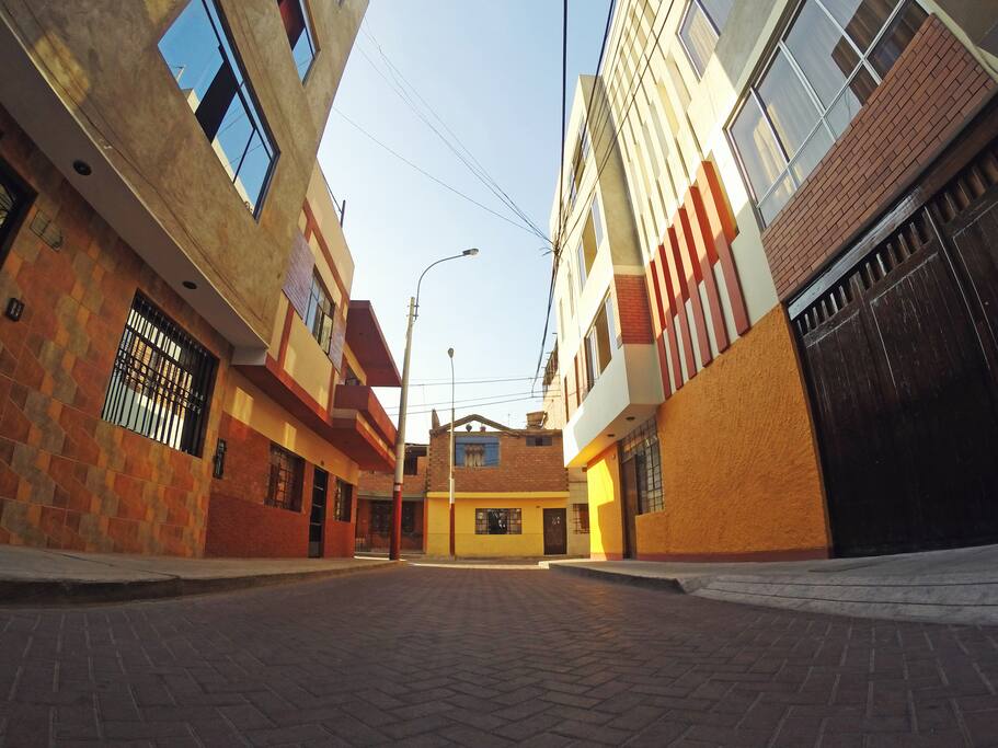 Street view of our bed and breakfast