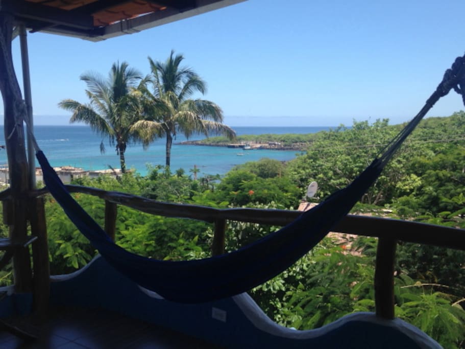 Hammock in the private balcony