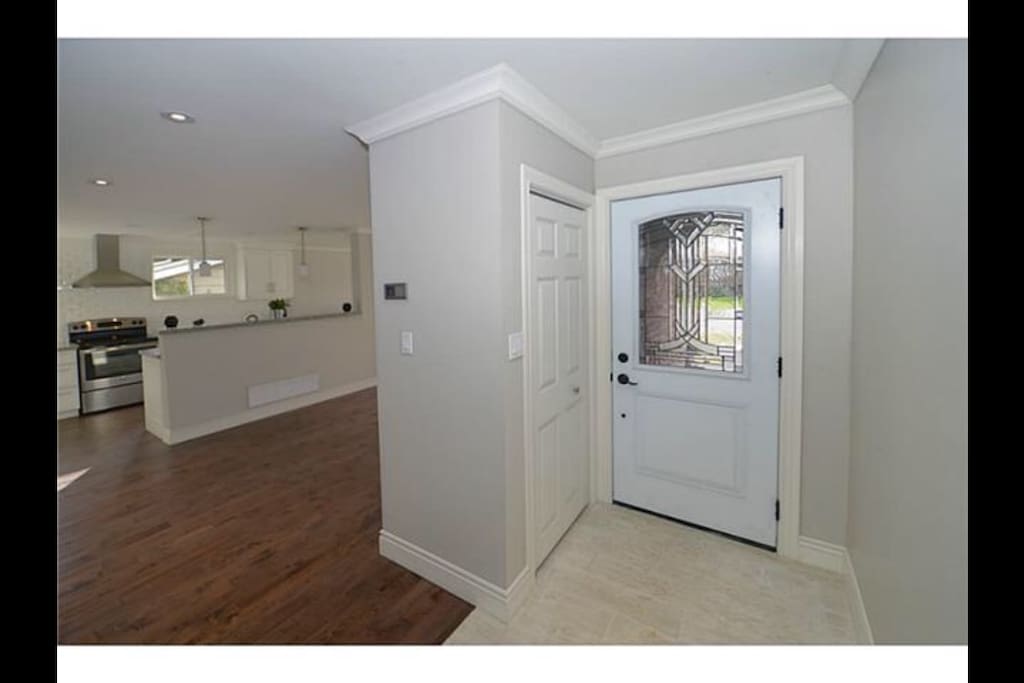 Front Entrance on main floor (shared entrance)
