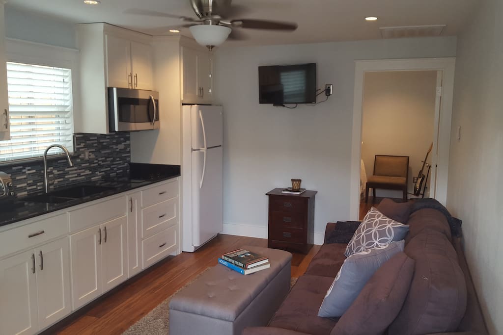 Guest Room Living Area with Kitchen