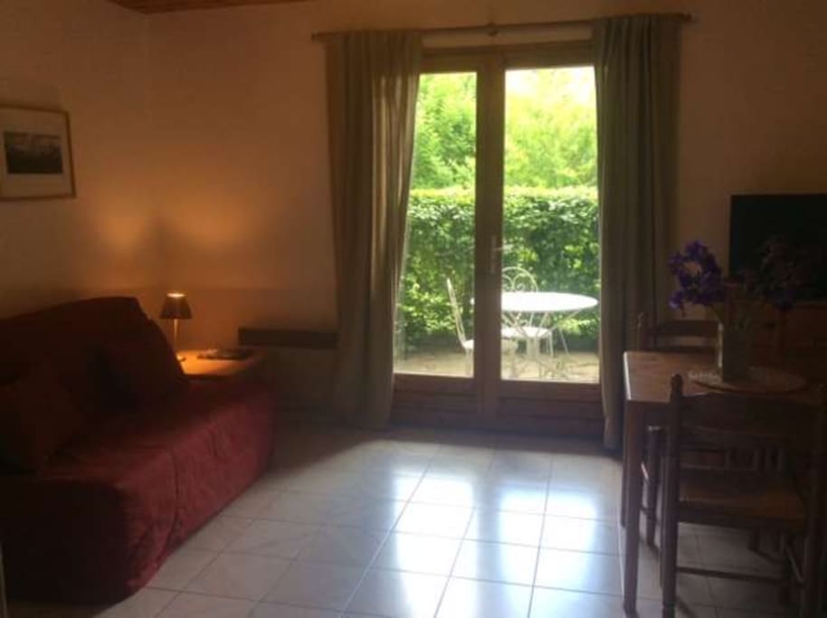The main room with terrace
