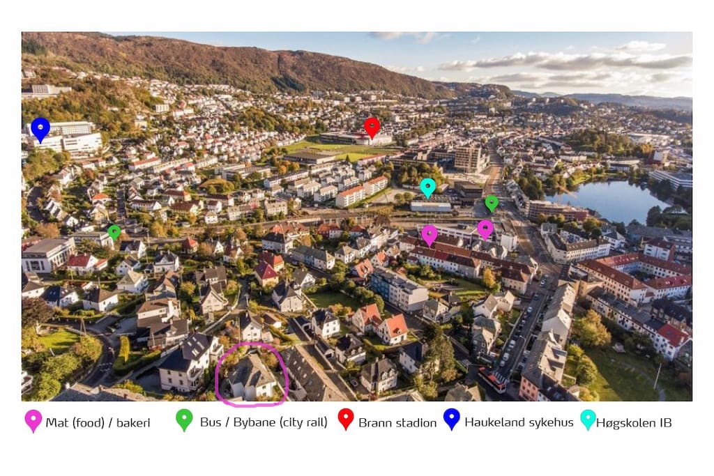 Neighbourhood, with all you need a few steps away.