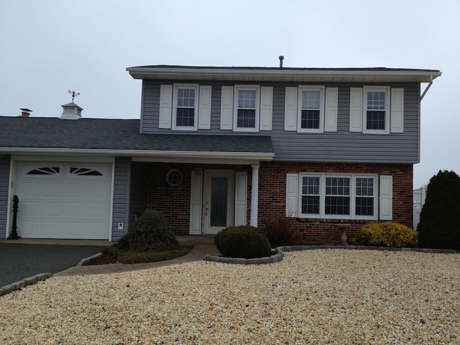 View of the front of our home