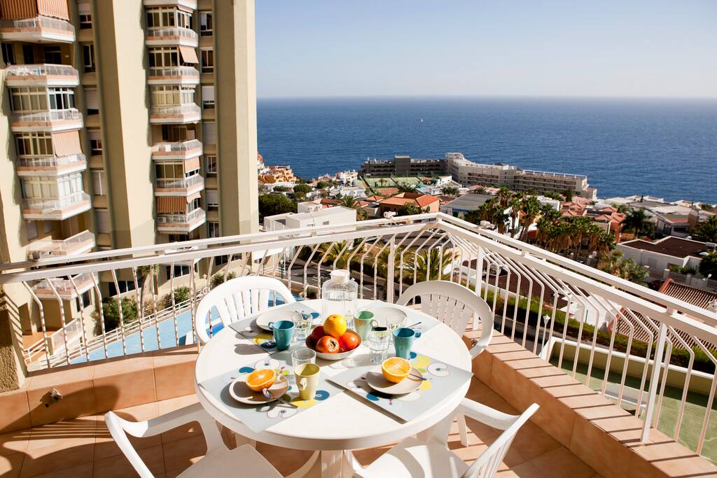 Terraza con vistas