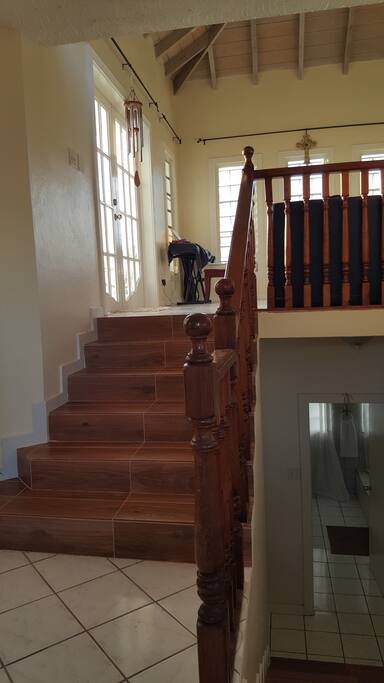 To living room and balcony.