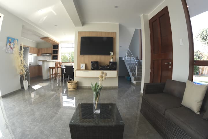Casa Refugio | Piscina Privada. Vista Desierto - イーカ