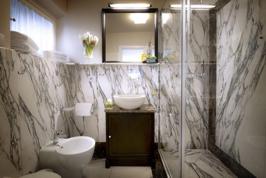 Marble bathroom