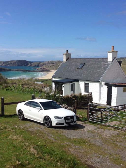 Charming beach view cottage - Cabins for Rent in Rhiconich ...