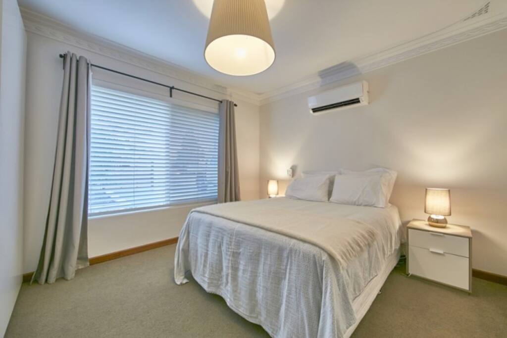Aircon in master bedroom.