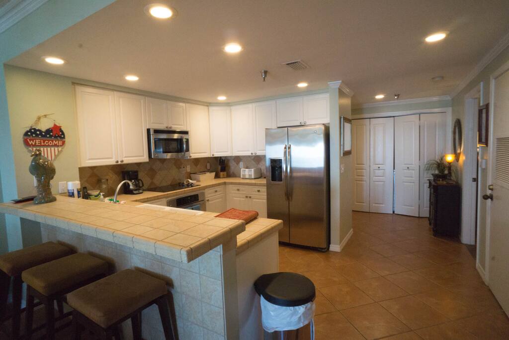 Kitchen with All Stainless Steel