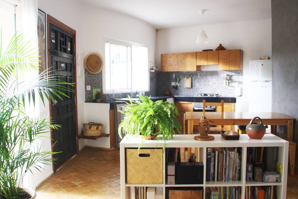 Cuisine ouverte sur le salon