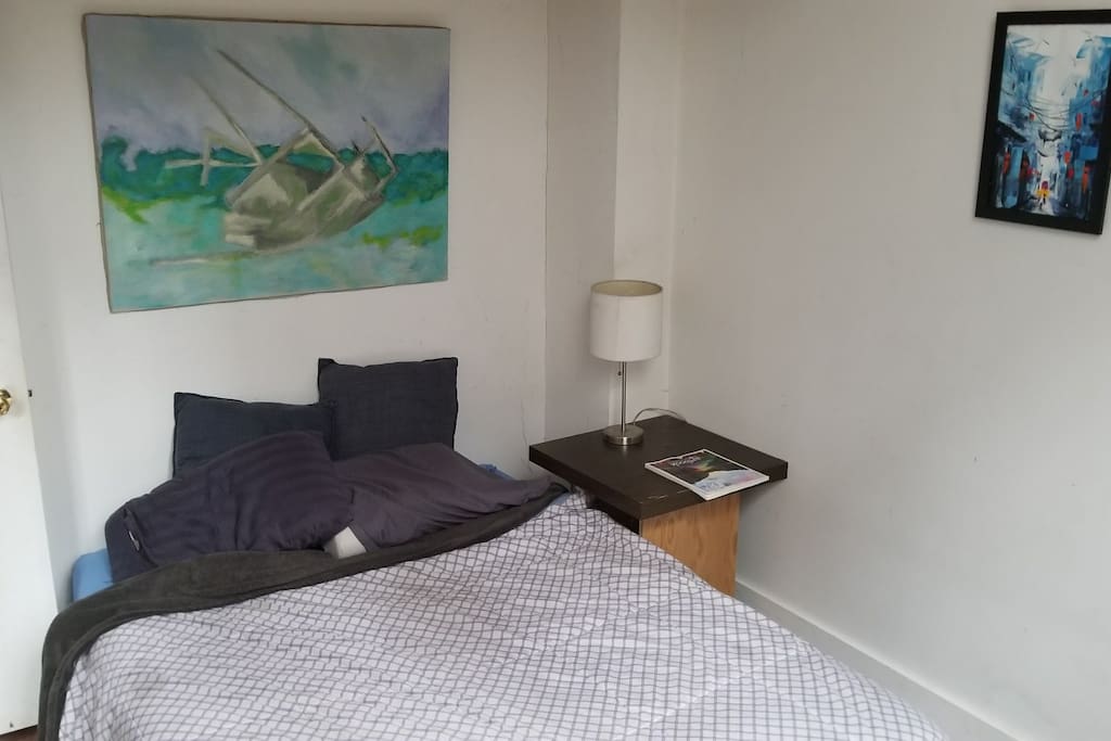 Bedside table and Art