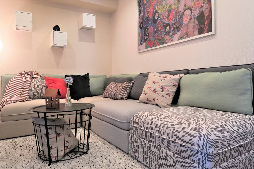 Living room by adding fun element inside!!