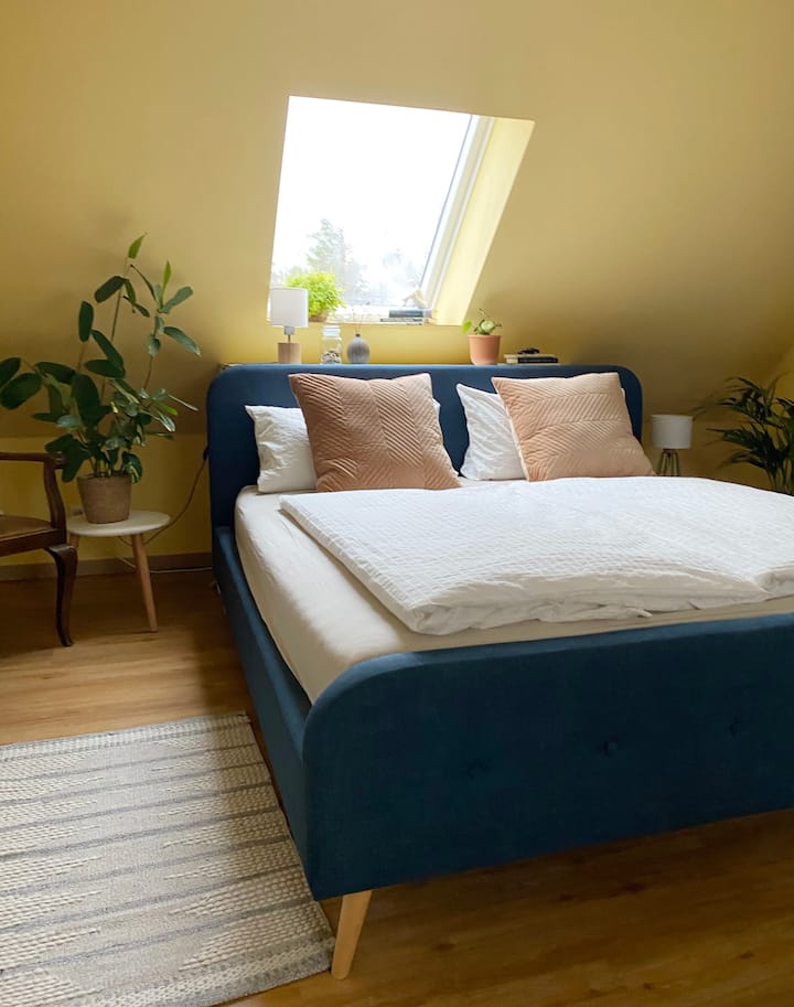 เตียงคู่กว้างและสะดวกสบายมาก   