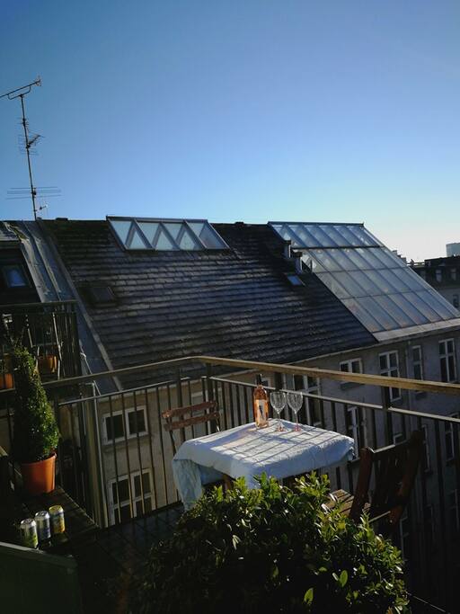 Big rooftop terrace