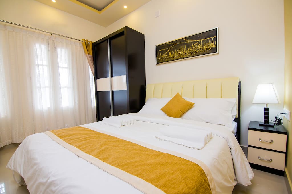 Cozy bedroom with all modern amenities
