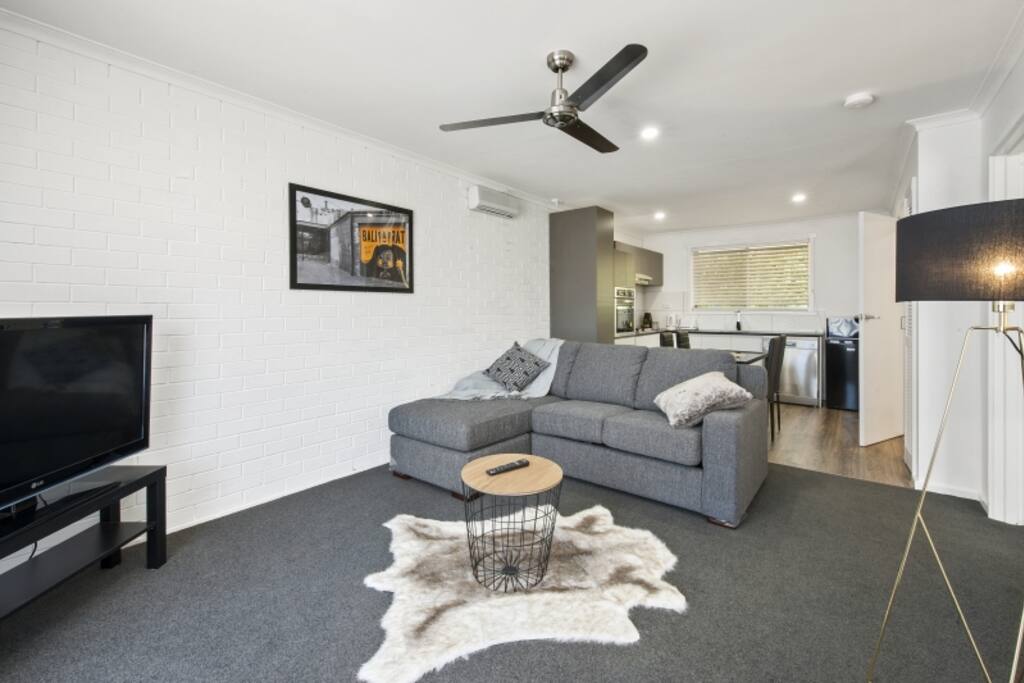 Open plan living with plenty of space