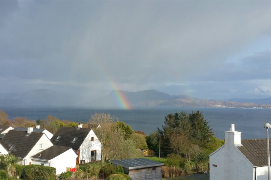 Rainbow seen from Homeleigh