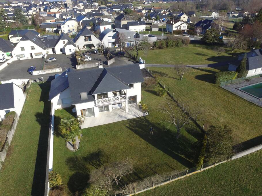 Maison vue du ciel