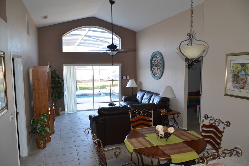 Kitchen dinette and Living room