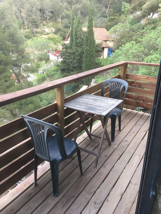 Terrasse avec vue dégagée