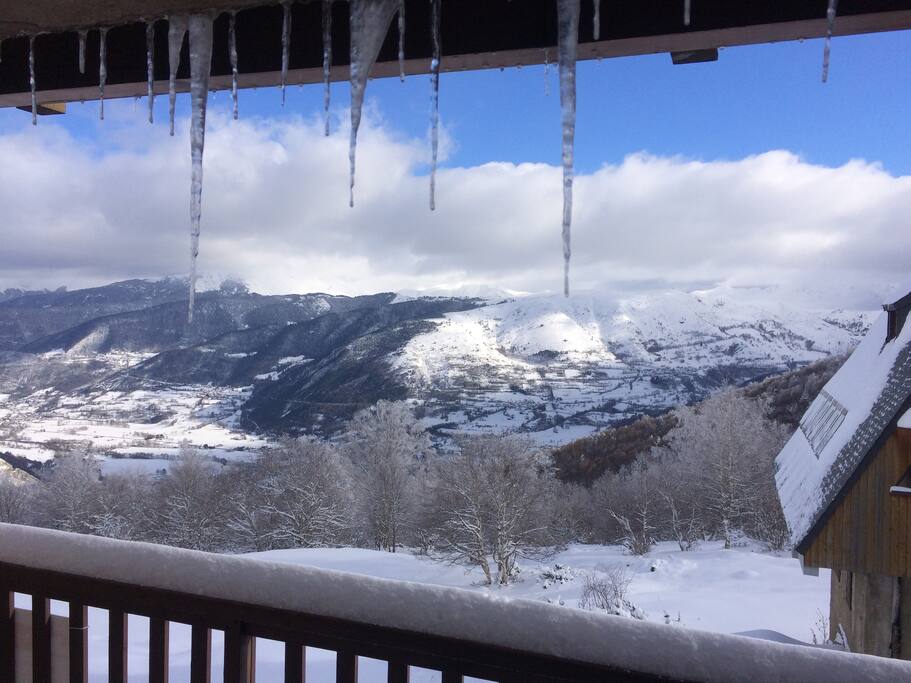 La vallée d'Aure vue du balcon