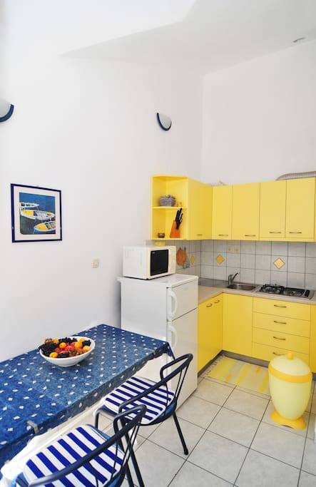 Yellow kitchen