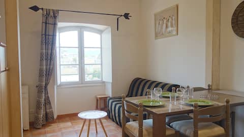 Successful Airbnb property: Downtown apartment, with parking overlooking Alpilles in Saint Rémy De Provence