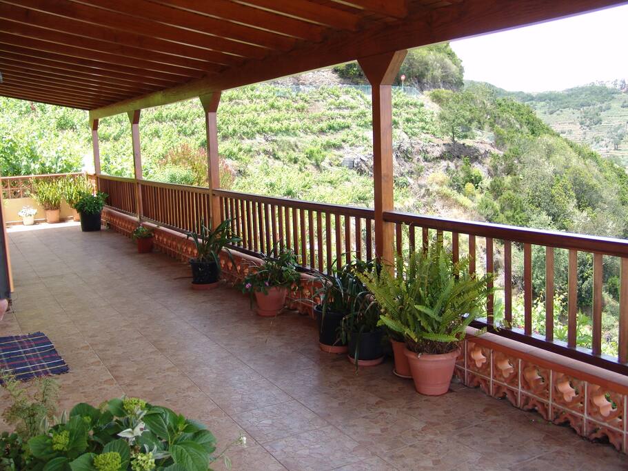 Terraza de casa Quilla