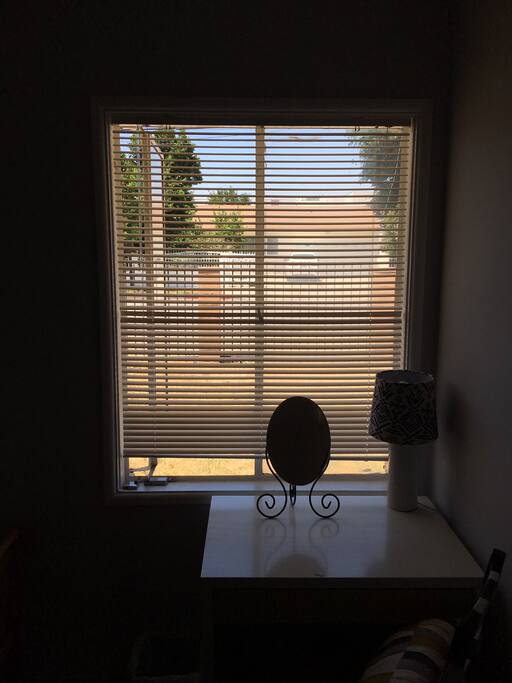 Quiet outside of the window