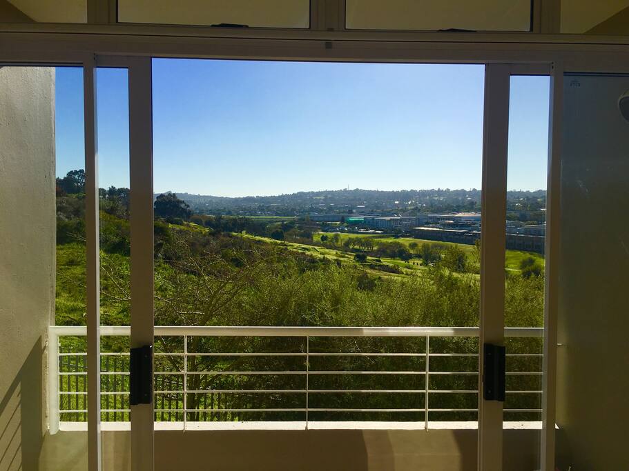 Open view of the green belt.