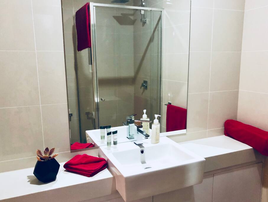 Private ensuite with shower and toilet.
