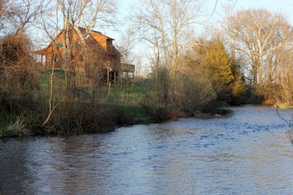 View from the bridge on drive.