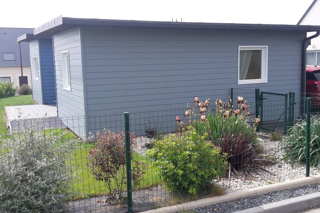Maison sur terrain clos